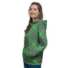 Irish Tartan Saint Patrick's Day Print Pattern Women's Hoodie-grizzshop