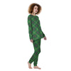 Irish Tartan Saint Patrick's Day Print Pattern Women's Pajamas-grizzshop