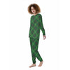 Irish Tartan Saint Patrick's Day Print Pattern Women's Pajamas-grizzshop