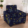 Island Palm Tree Hawaiian Print Armchair Cover-grizzshop