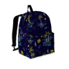 Island Palm Tree Hawaiian Print Backpack-grizzshop