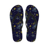 Island Palm Tree Hawaiian Print Women's Flip Flops-grizzshop