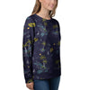 Island Palm Tree Hawaiian Print Women's Sweatshirt-grizzshop