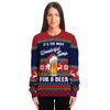 It's The Most Wonderful Time For A Beer Ugly Christmas Sweater-grizzshop