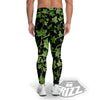 Ivy Leaf Green Print Men's Leggings-grizzshop