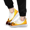 Jack-O'-Lantern Pumpkin Halloween Print White Athletic Shoes-grizzshop