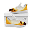 Jack-O'-Lantern Pumpkin Halloween Print White Athletic Shoes-grizzshop