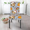 Jack Russell Dog Christmas Pattern Print Chair Cover-grizzshop