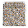 Jack Russell Dog Christmas Pattern Print Duvet Cover Bedding Set-grizzshop