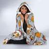 Jack Russell Dog Christmas Pattern Print Hooded Blanket-grizzshop