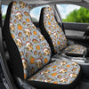 Jack Russell Dog Christmas Pattern Print Universal Fit Car Seat Cover-grizzshop