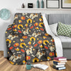 Jack Russell Dog Pattern Print Blanket-grizzshop