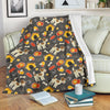 Jack Russell Dog Pattern Print Blanket-grizzshop