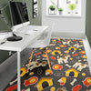 Jack Russell Dog Pattern Print Floor Mat-grizzshop