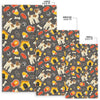 Jack Russell Dog Pattern Print Floor Mat-grizzshop