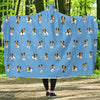 Jack Russell Dog Print Pattern Hooded Blanket-grizzshop