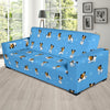 Jack Russell Dog Print Pattern Sofa Covers-grizzshop