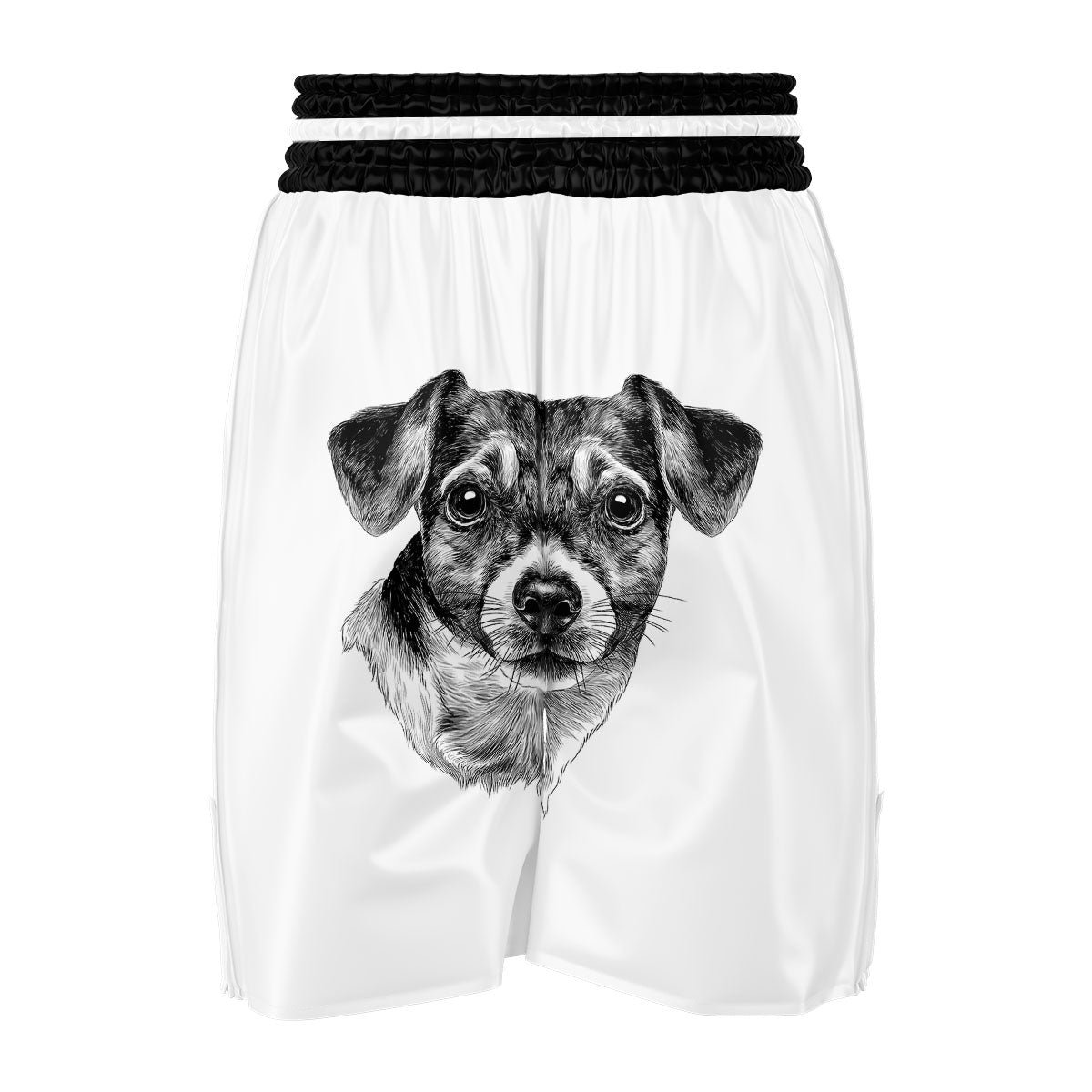 Jack Russell Terrier Drawing Print Boxing Shorts-grizzshop