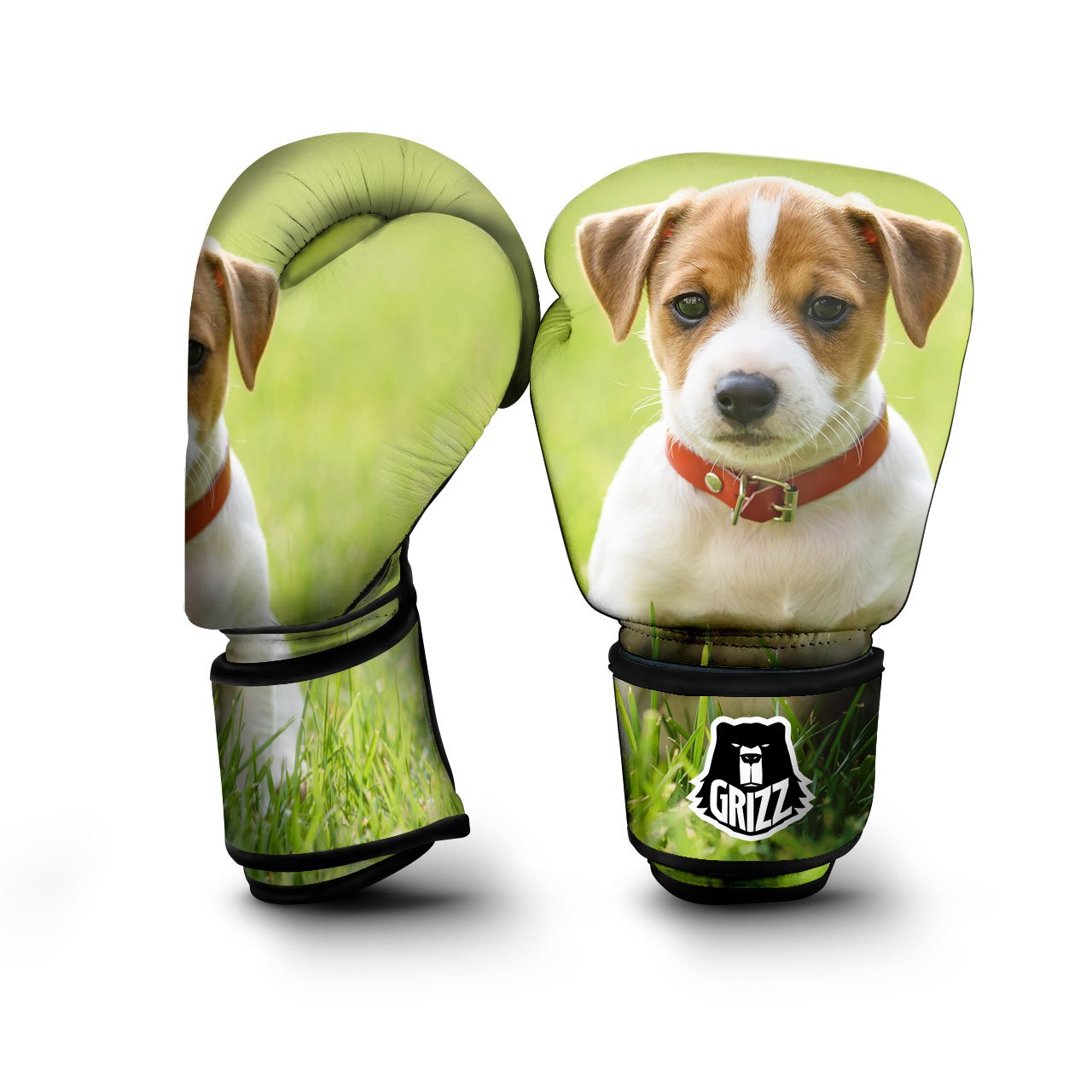 Jack Russell Terrier Little Print Boxing Gloves-grizzshop