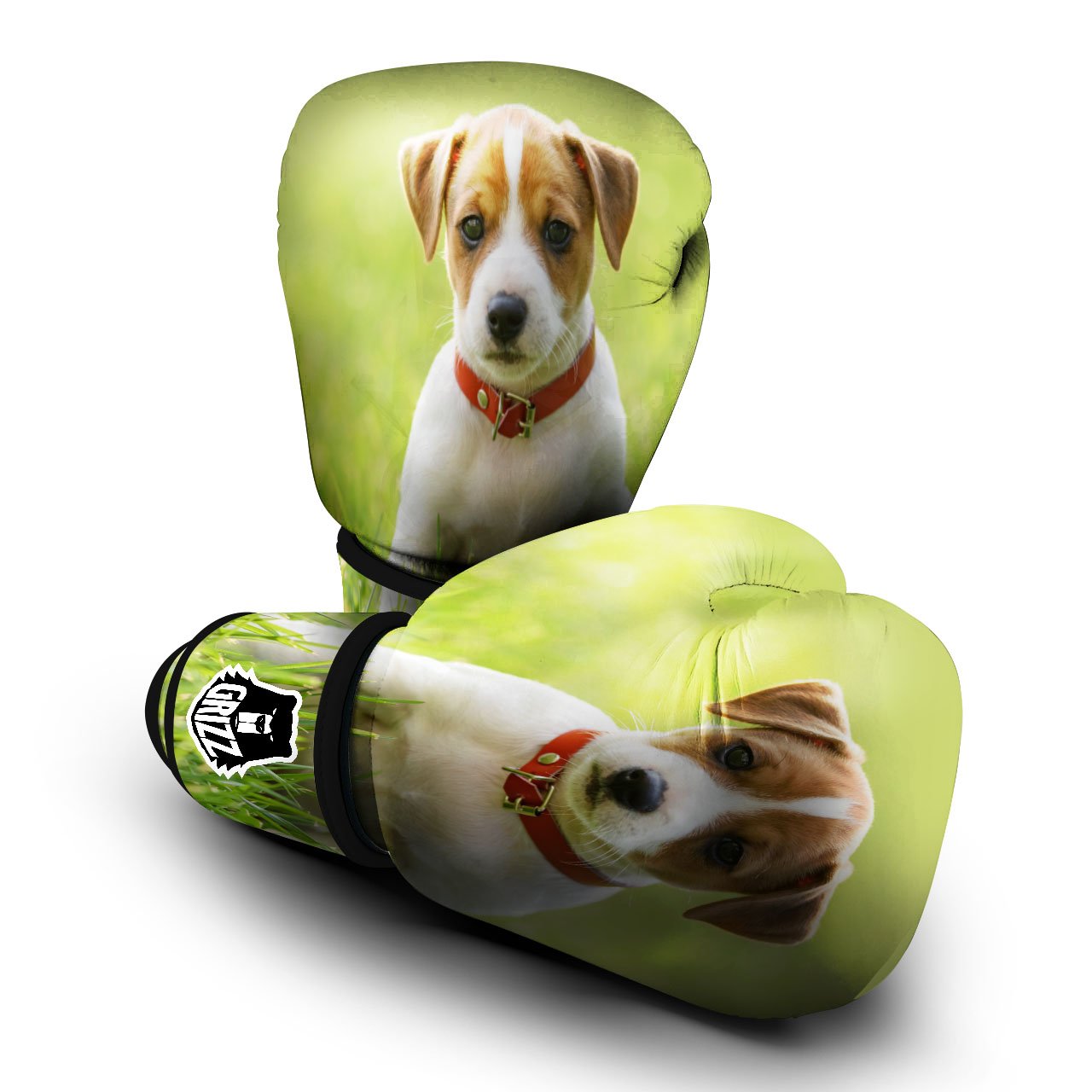 Jack Russell Terrier Little Print Boxing Gloves-grizzshop