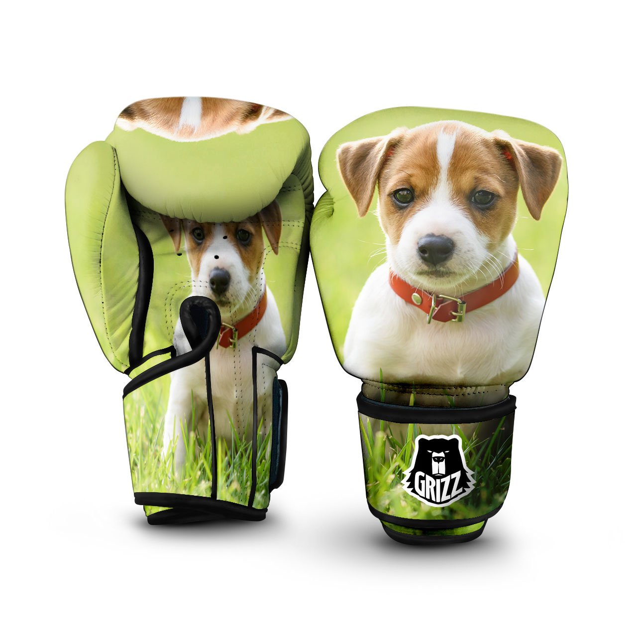 Jack Russell Terrier Little Print Boxing Gloves-grizzshop