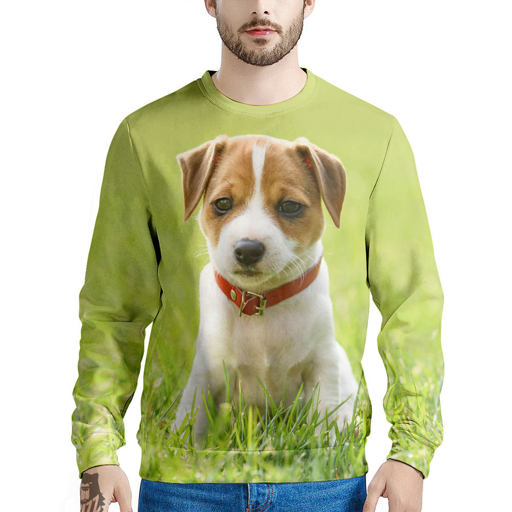 Jack Russell Terrier Little Print Men's Sweatshirt-grizzshop