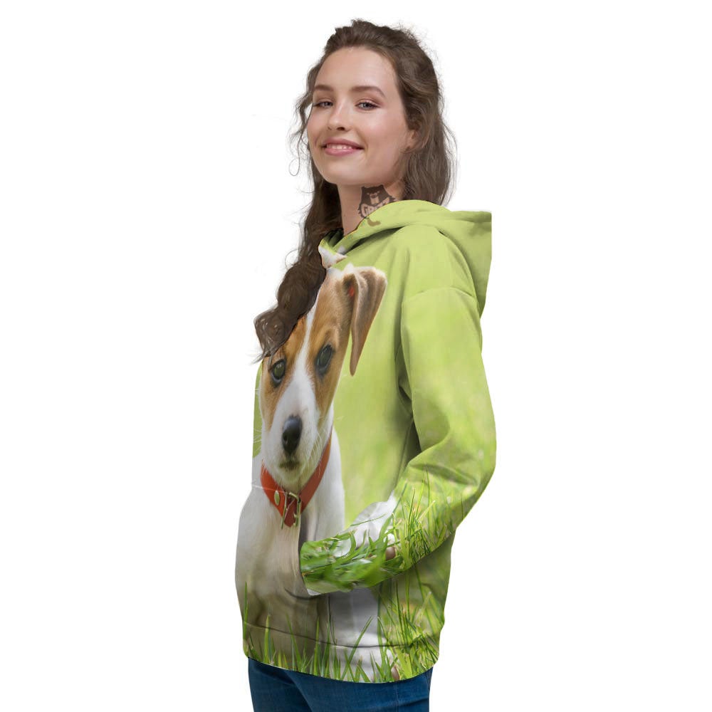 Jack Russell Terrier Little Print Women's Hoodie-grizzshop