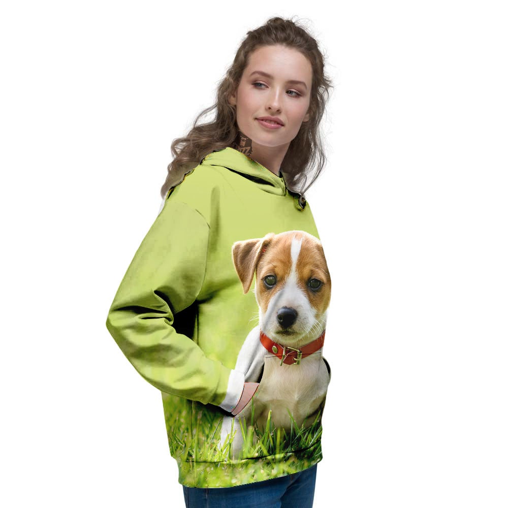Jack Russell Terrier Little Print Women's Hoodie-grizzshop