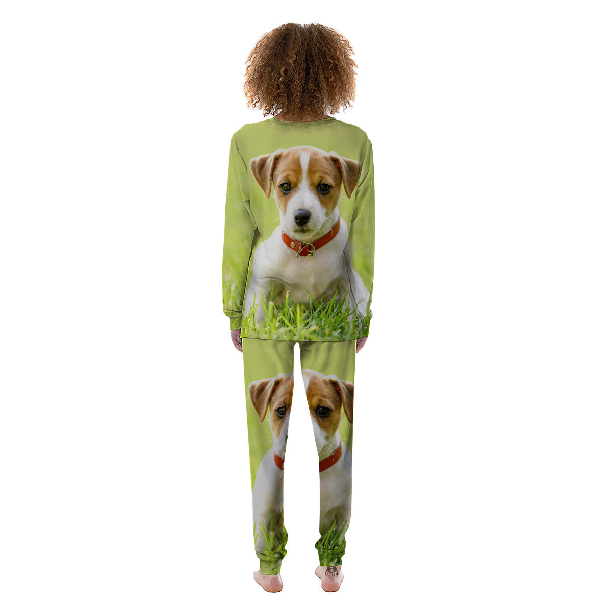 Jack Russell Terrier Little Print Women's Pajamas-grizzshop