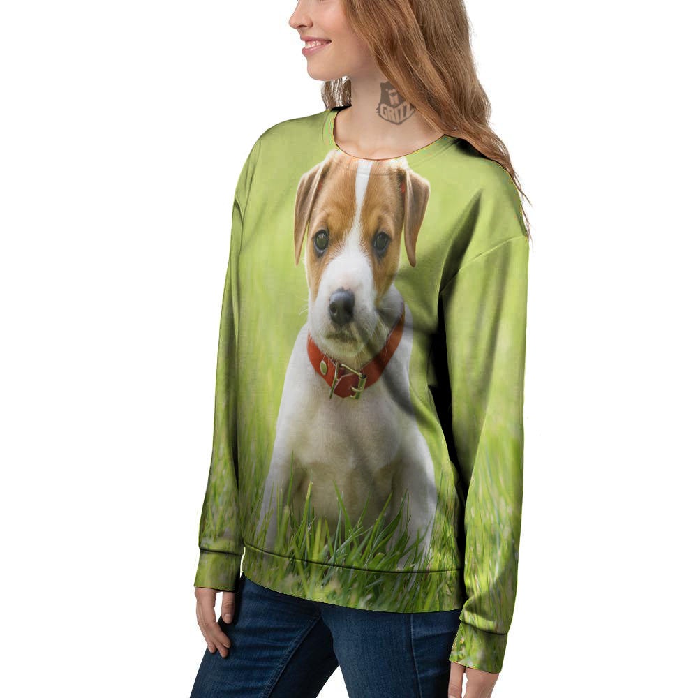 Jack Russell Terrier Little Print Women's Sweatshirt-grizzshop