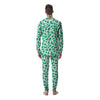 Jade Cow Print Pattern Men's Pajamas-grizzshop