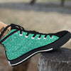 Jade Paisley Bandana Print Black High Top Shoes-grizzshop