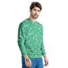 Jade Paisley Bandana Print Men's Sweatshirt-grizzshop