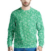 Jade Paisley Bandana Print Men's Sweatshirt-grizzshop