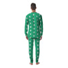 Jade Paw Print Men's Pajamas-grizzshop