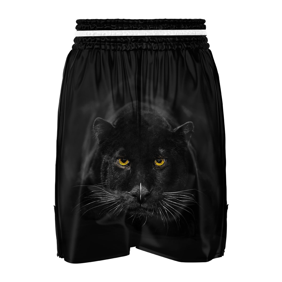 Jaguar Black Print Boxing Shorts-grizzshop