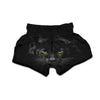 Jaguar Black Print Muay Thai Boxing Shorts-grizzshop