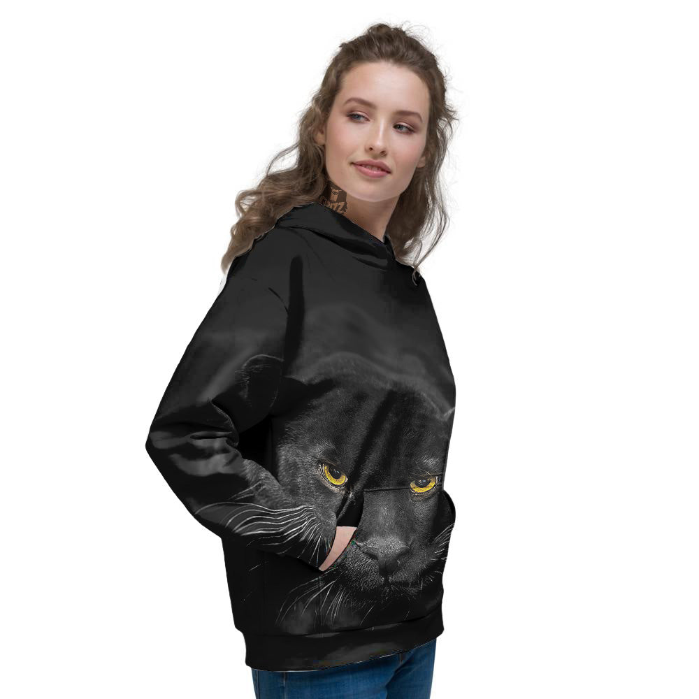 Jaguar Black Print Women's Hoodie-grizzshop