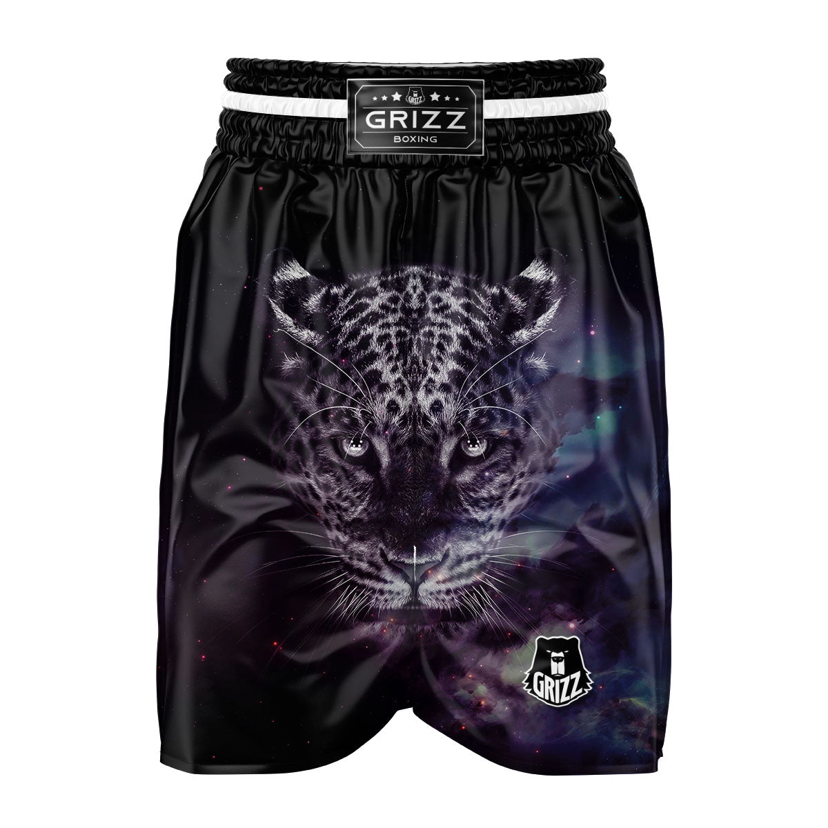 Jaguar Galaxy Print Boxing Shorts-grizzshop