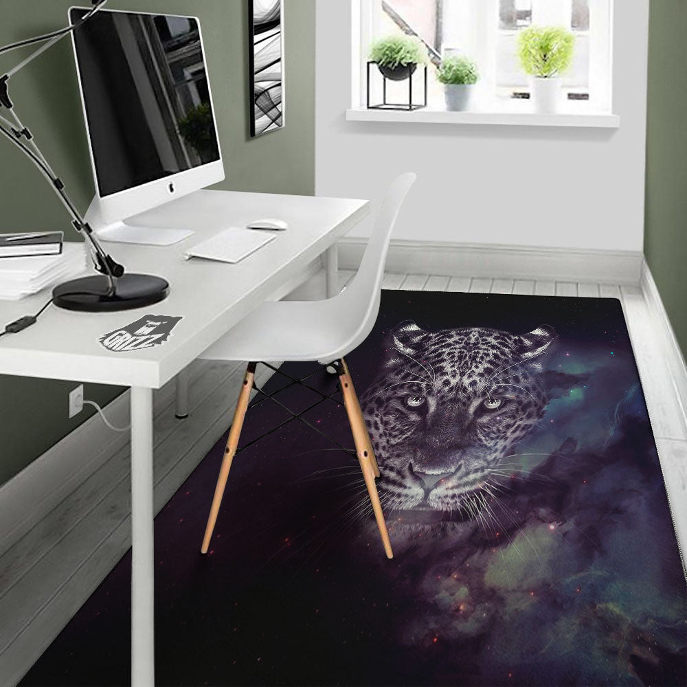 Jaguar Galaxy Print Floor Mat-grizzshop