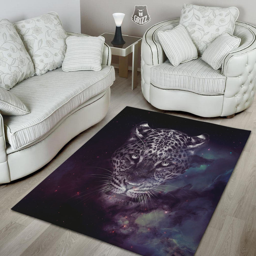 Jaguar Galaxy Print Floor Mat-grizzshop