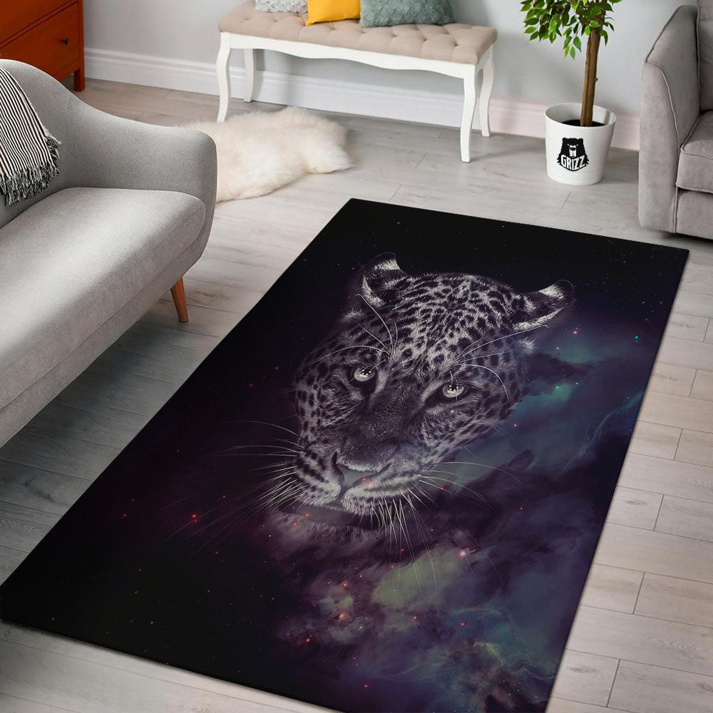 Jaguar Galaxy Print Floor Mat-grizzshop