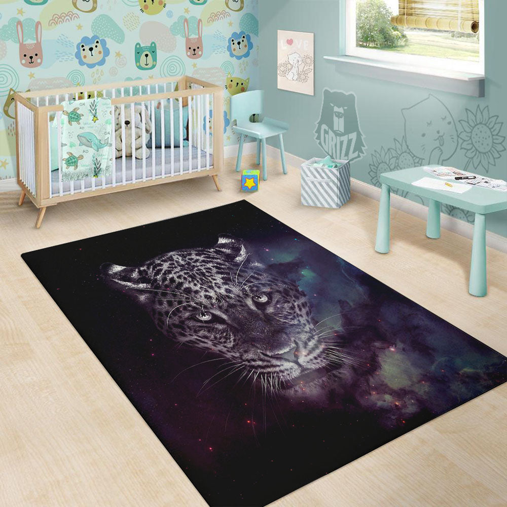 Jaguar Galaxy Print Floor Mat-grizzshop