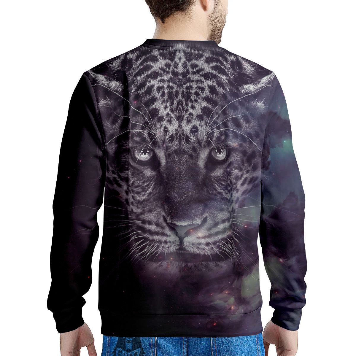 Jaguar Galaxy Print Men's Sweatshirt-grizzshop