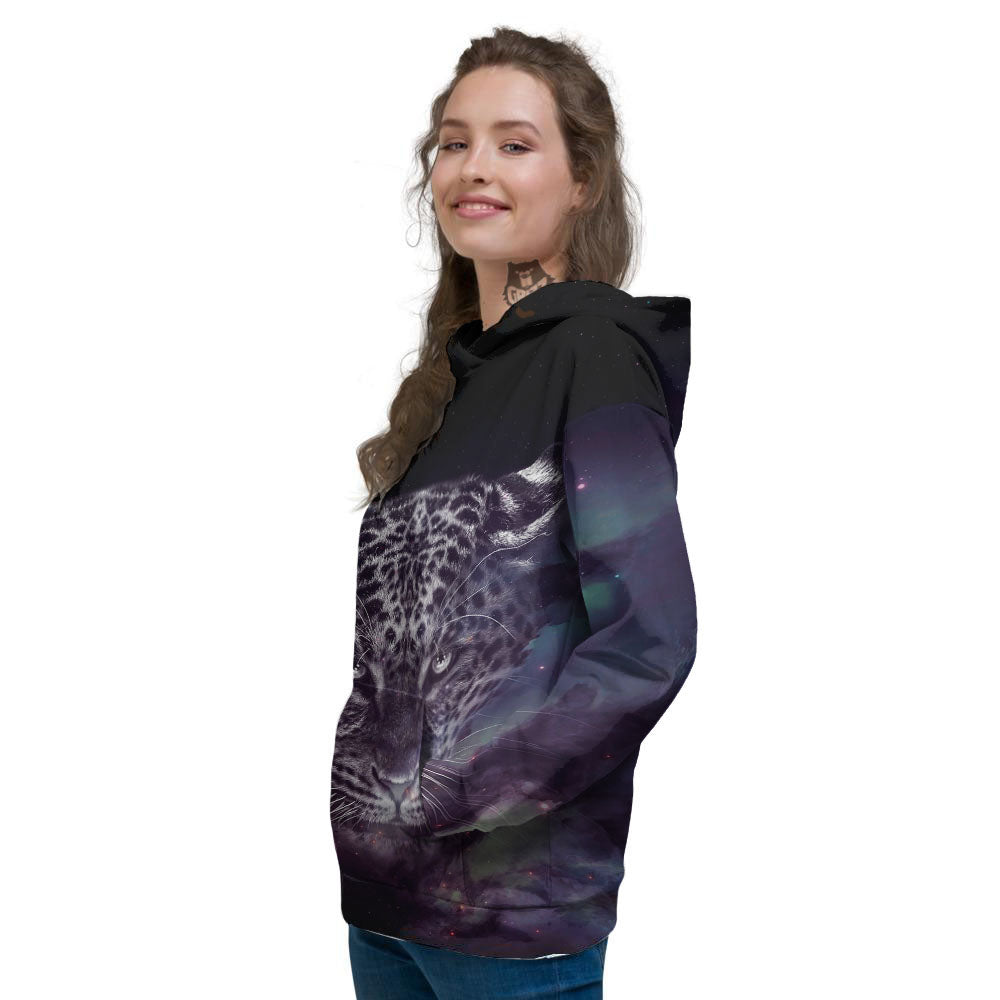 Jaguar Galaxy Print Women's Hoodie-grizzshop