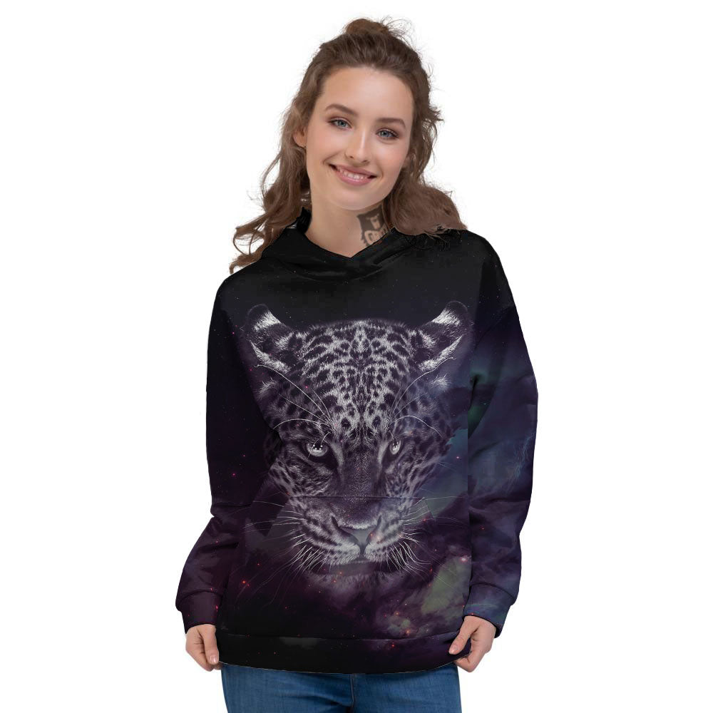 Jaguar Galaxy Print Women's Hoodie-grizzshop