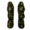 Jaguar Tropical Print Pattern Muay Thai Shin Guards-grizzshop