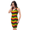 Jamaica Reggae Rasta Bodycon Dress-grizzshop