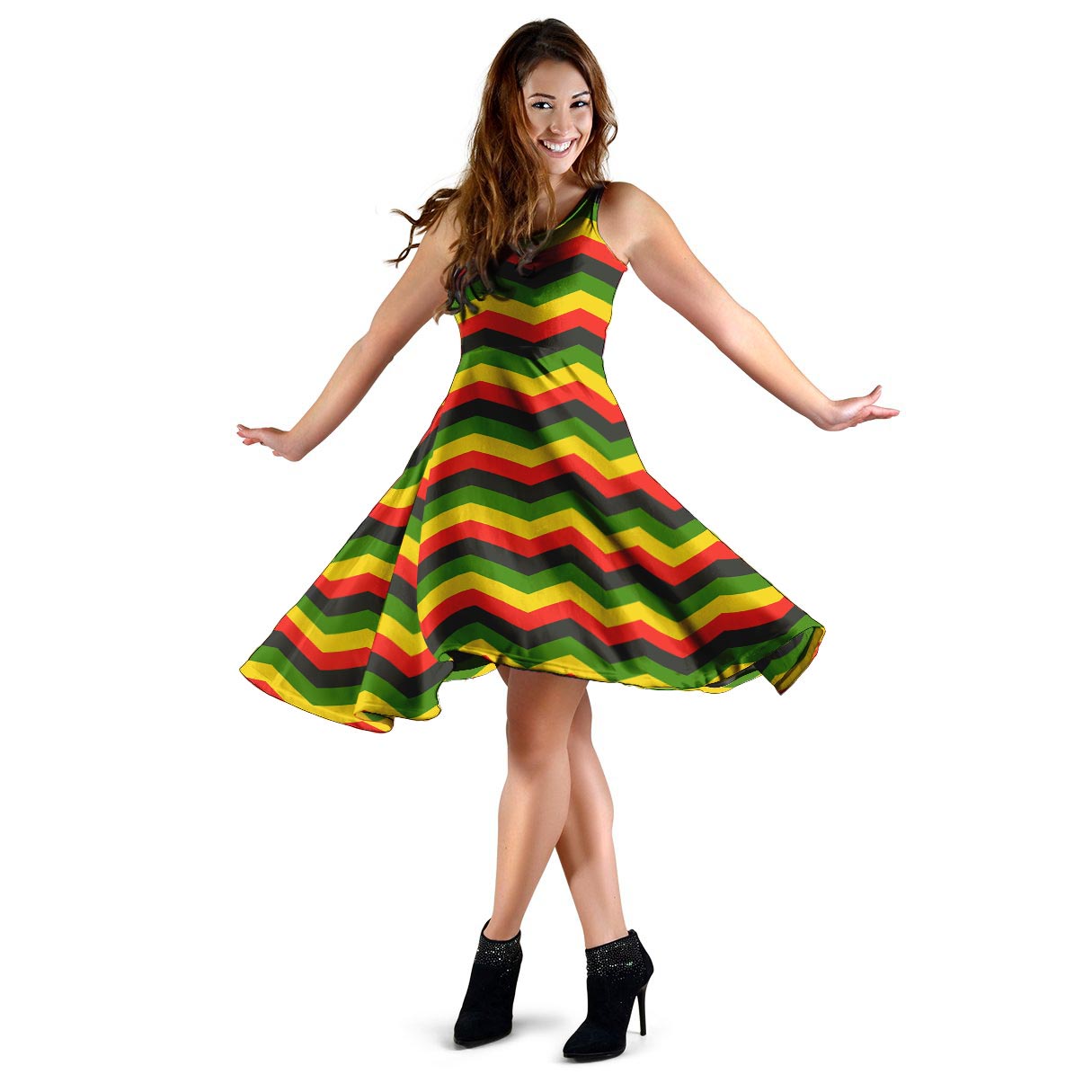 Jamaica Reggae Rasta Dress-grizzshop