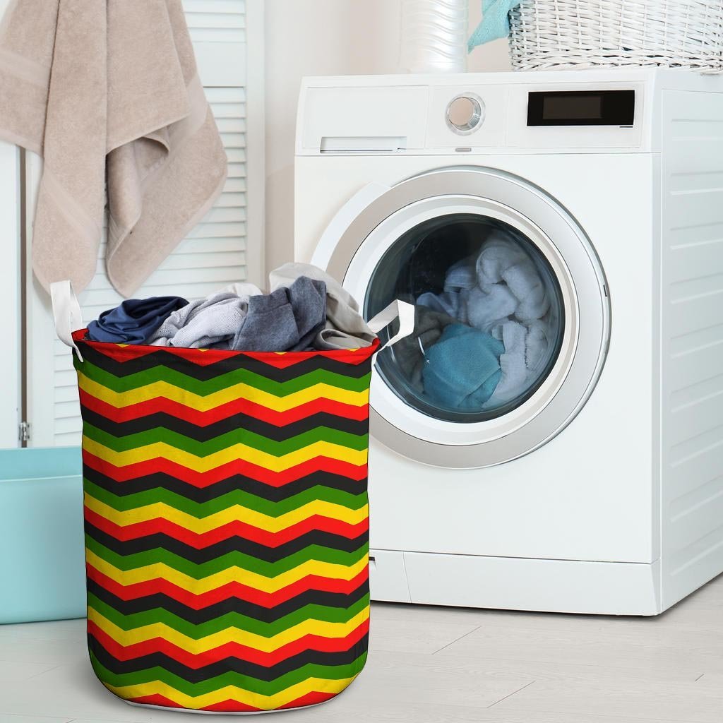 Jamaica Reggae Rasta Laundry Basket-grizzshop